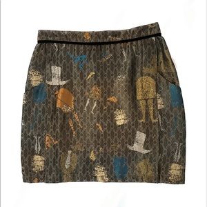 Cotelac metallic skirt holiday small s